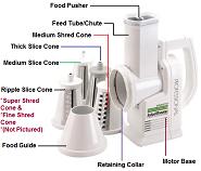Presto Professional Salad Shooter Accessories / Parts