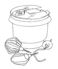Bosch Compact Bowl & Mixing Parts