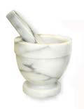 Marble Mortar & Pestle